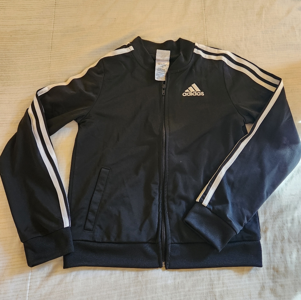 Adidas Youth Size 16 Zipper Jacket